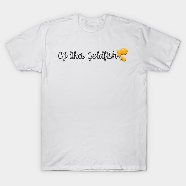 West Wing CJ likes Goldfish T-Shirt by baranskini